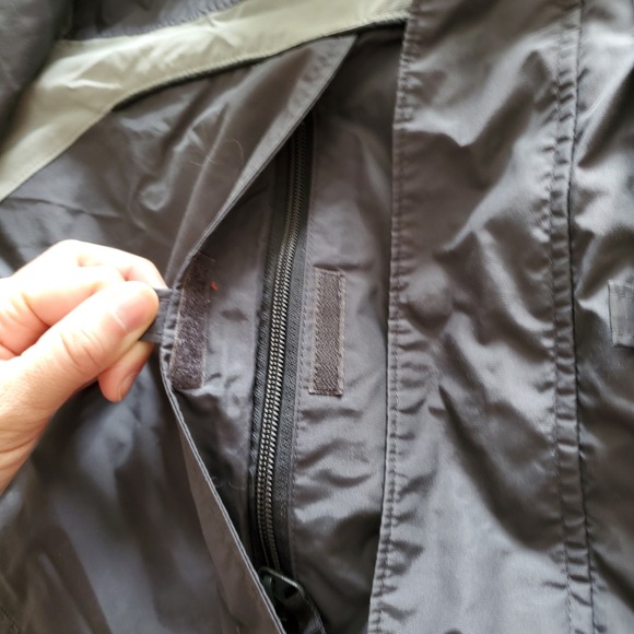 Columbia Cross Terra Mens Large Tall 2 In 1 Jacket Gray Fleece - Picture 5 of 10